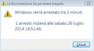 Come programmare spegnimento o riavvio del pc
