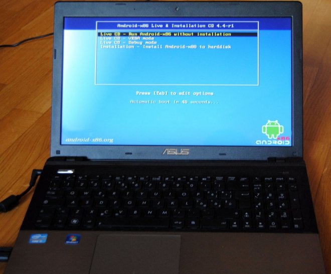 Android X86 su chiavetta USB avviabile in Windows