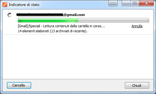 Come fare il backup della mail