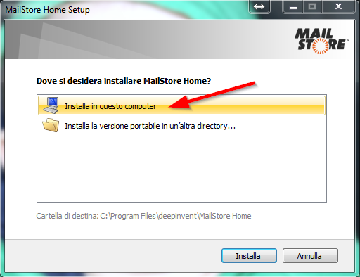 Come fare il backup della mail