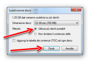 Come eseguire un backup su CD o DVD