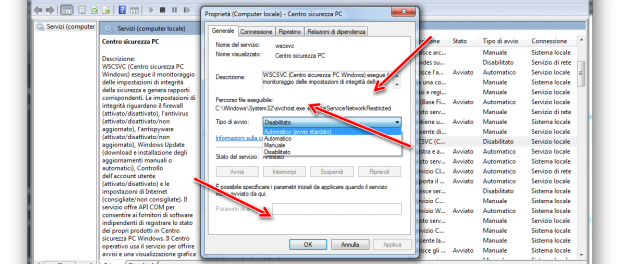 Impossibile avviare il servizio Centro Sicurezza Pc: risolviamo