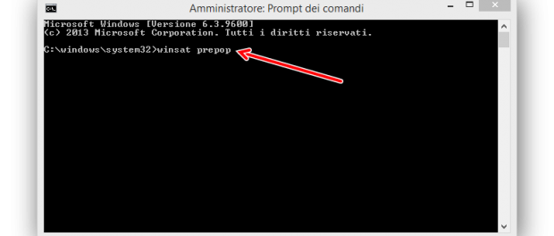 Windows 8.1 non fornisce più l'indice delle prestazioni, come mai?