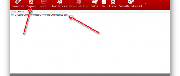 Come cancellare in modo definitivo file e cartelle
