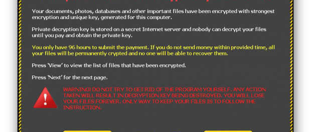 Nuovo allarme CTB-Locker su finto Installer di Windows 10