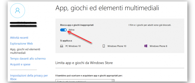 Impostare e gestire le restrizioni bambini su Windows 10