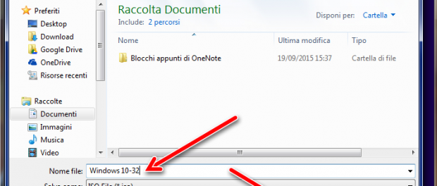 Fatti il DVD o la chiavetta USB di Windows 10