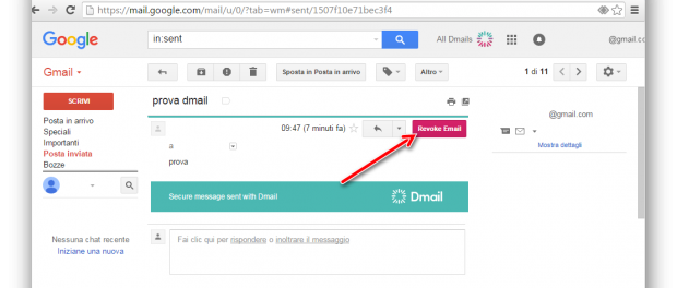 Come cancellare una email inviata per errore