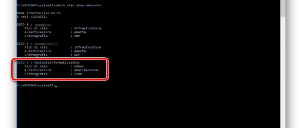Come creare una rete ad hoc su Windows 10