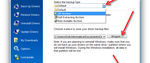 Come fare il backup dei driver prima di formattare un pc