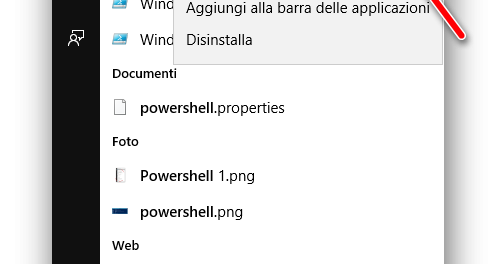 Come disinstallare le App native di Windows 10
