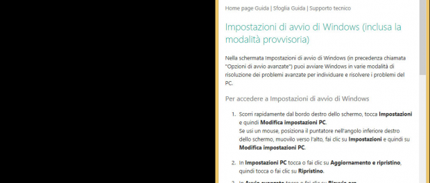 Come avviare in modalità provvisoria Windows 8 e 8.1