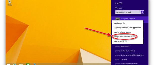 Abilitare il tasto f8 in Windows 8.1 per la modalità provvisoria