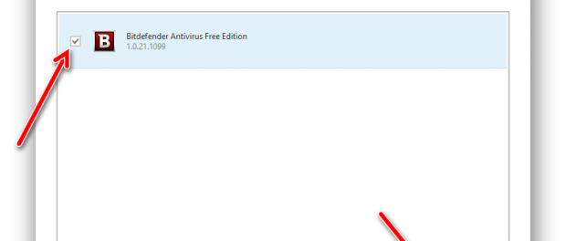 disinstallare antivirus 5