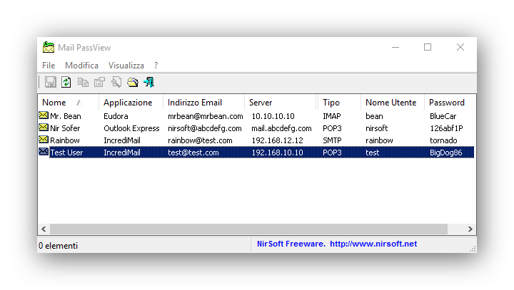 rubare le password delle email