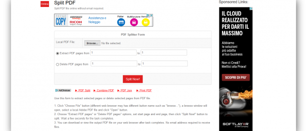 dividere pdf online