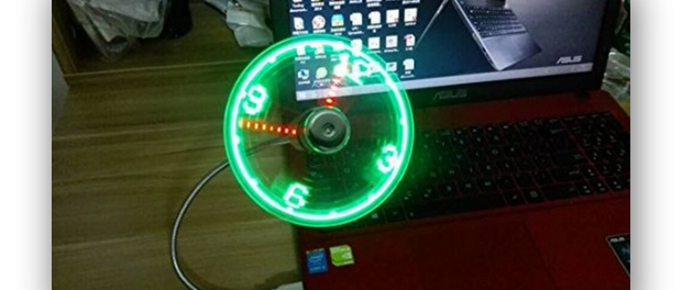 USB Fan Clock