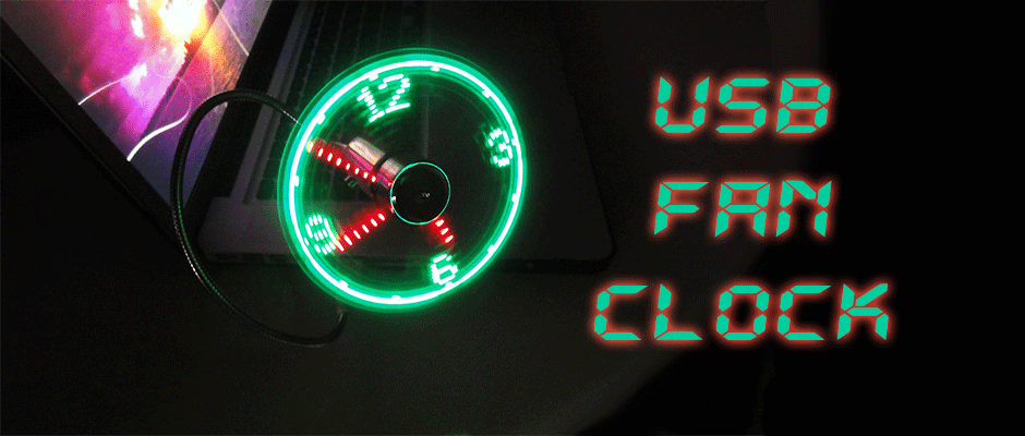 USB Fan Clock