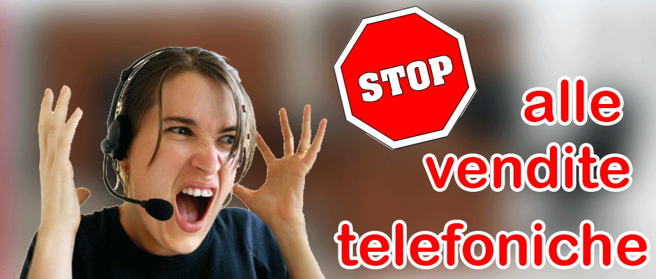 bloccare le vendite telefoniche