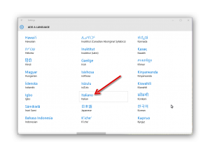 come cambiare lingua in windows 10