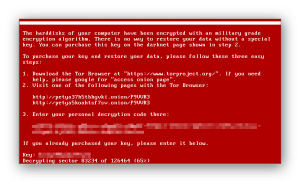 rimuovere Petya e recuperare i file criptati