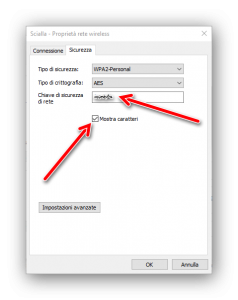Trovare password reti wifi 9