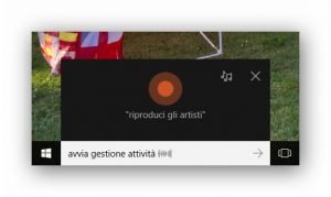 cortana avvia gestione attività