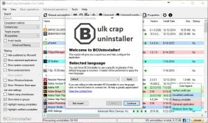 bulk crap uninstaller wizard 1