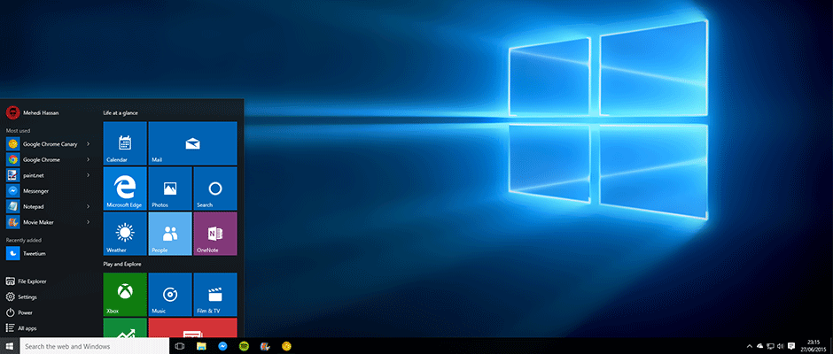 Ripristinare il funzionamento del menu Start di Windows 10