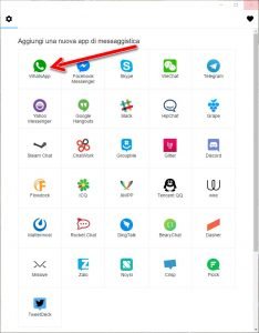 all-in-one-messenger-seleziona-whatsapp