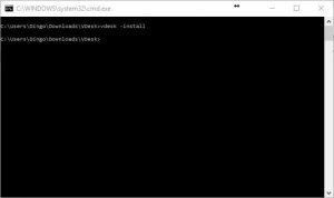 vdesk -install