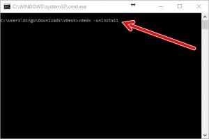 vdesk -uninstall