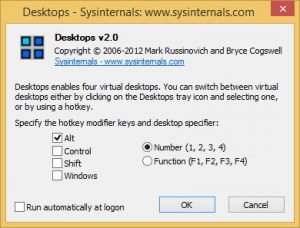Desktops Impostazioni