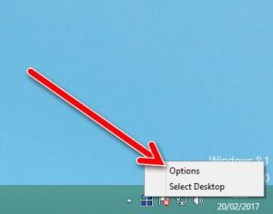 Desktops options