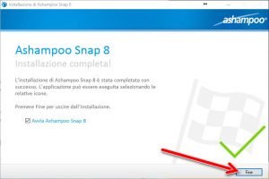 Ashampoo Snap 8 Installation
