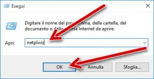 Disattivare password accesso Windows 10 2