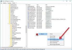 Nuovo valore DWORD 32 bit