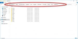 Percorso dizionario italiano WPS Office