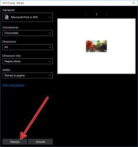 stampare in formato PDF direttamente da Windows