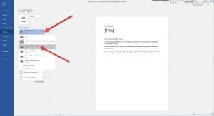 stampare in formato PDF direttamente da Windows