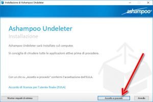Ashampoo Undeleter Installazione