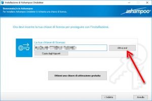 Ashampoo Undeleter Installazione
