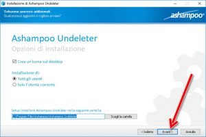 Ashampoo Undeleter Installazione
