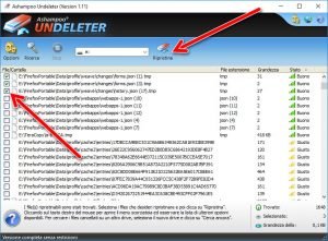 Ashampoo Undeleter Ripristino file eliminati