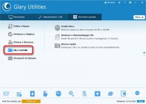 Glary Utilities 5 File e Cartelle