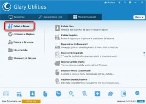 Glary Utilities 5 Pulisci e Ripara
