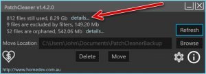 PatchCleaner scan