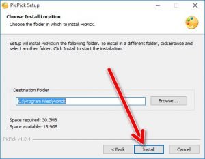 PicPick Setup Wizard
