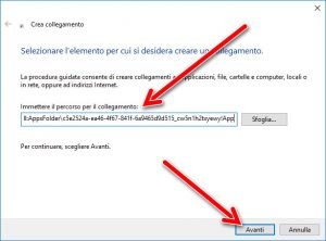 Esplora file in formato UWP
