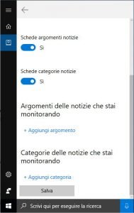 Farsi conoscere da Cortana notizie